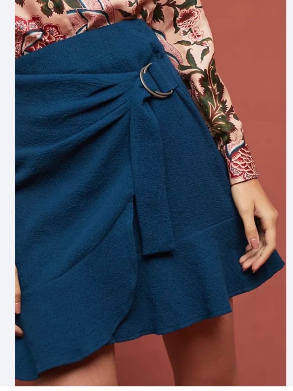 Brand new with tags Anthropologie Maeve dark teal skirt